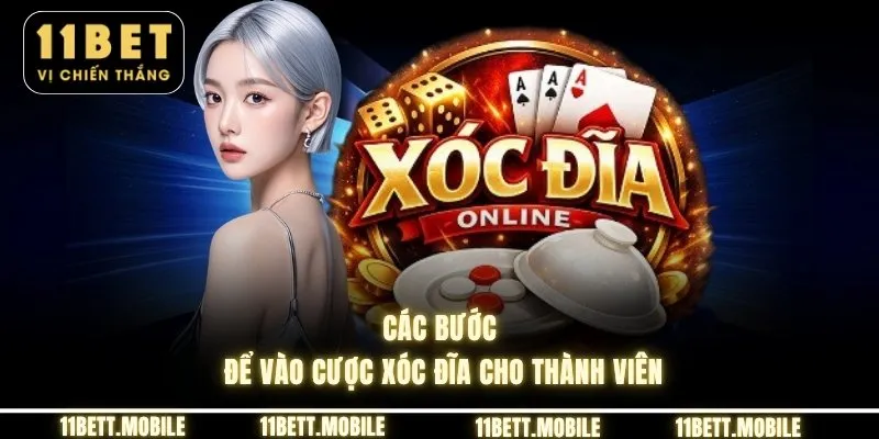 Các bước để vào cược xóc đĩa cho thành viên