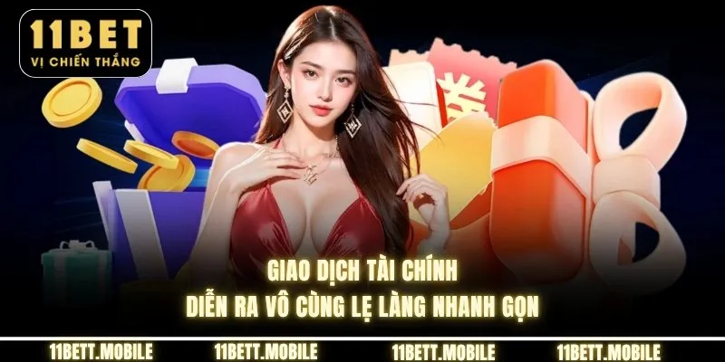 Giao dịch tài chính diễn ra vô cùng lẹ làng nhanh gọn